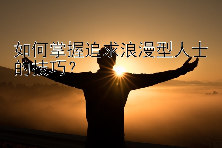 如何掌握追求浪漫型人士的技巧？