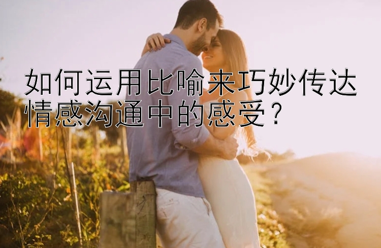 如何运用比喻来巧妙传达情感沟通中的感受？